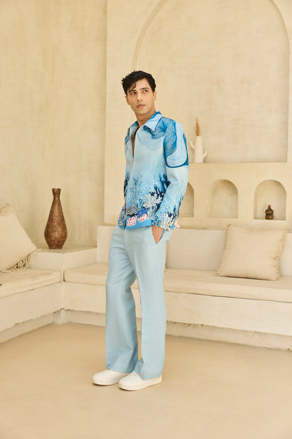 BLUE CARNIVAL JACKET SET