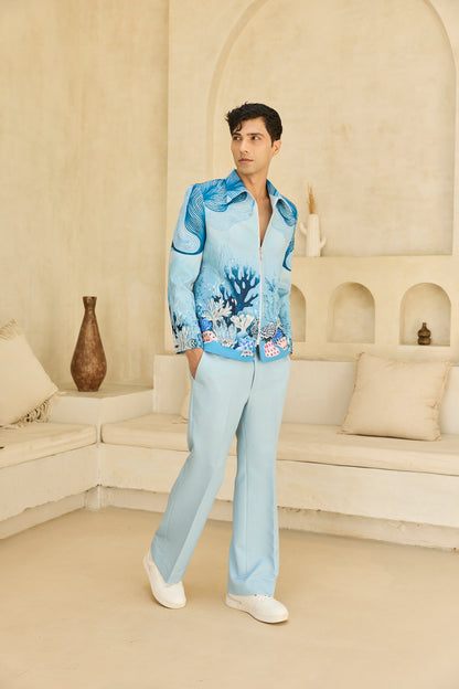 BLUE CARNIVAL JACKET SET
