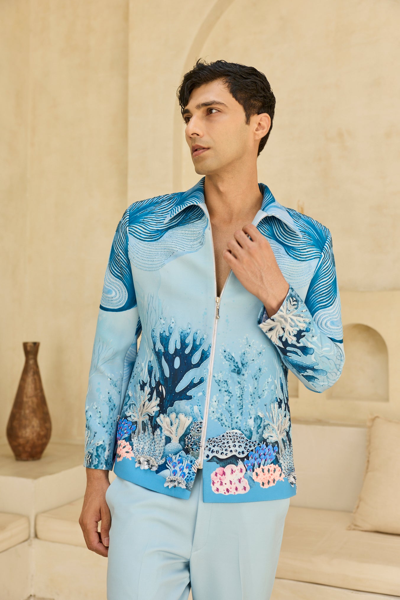 BLUE CARNIVAL JACKET SET
