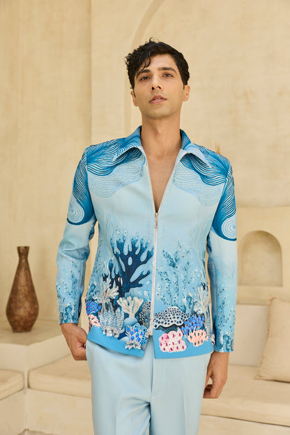 BLUE CARNIVAL JACKET SET
