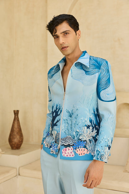 BLUE CARNIVAL JACKET SET