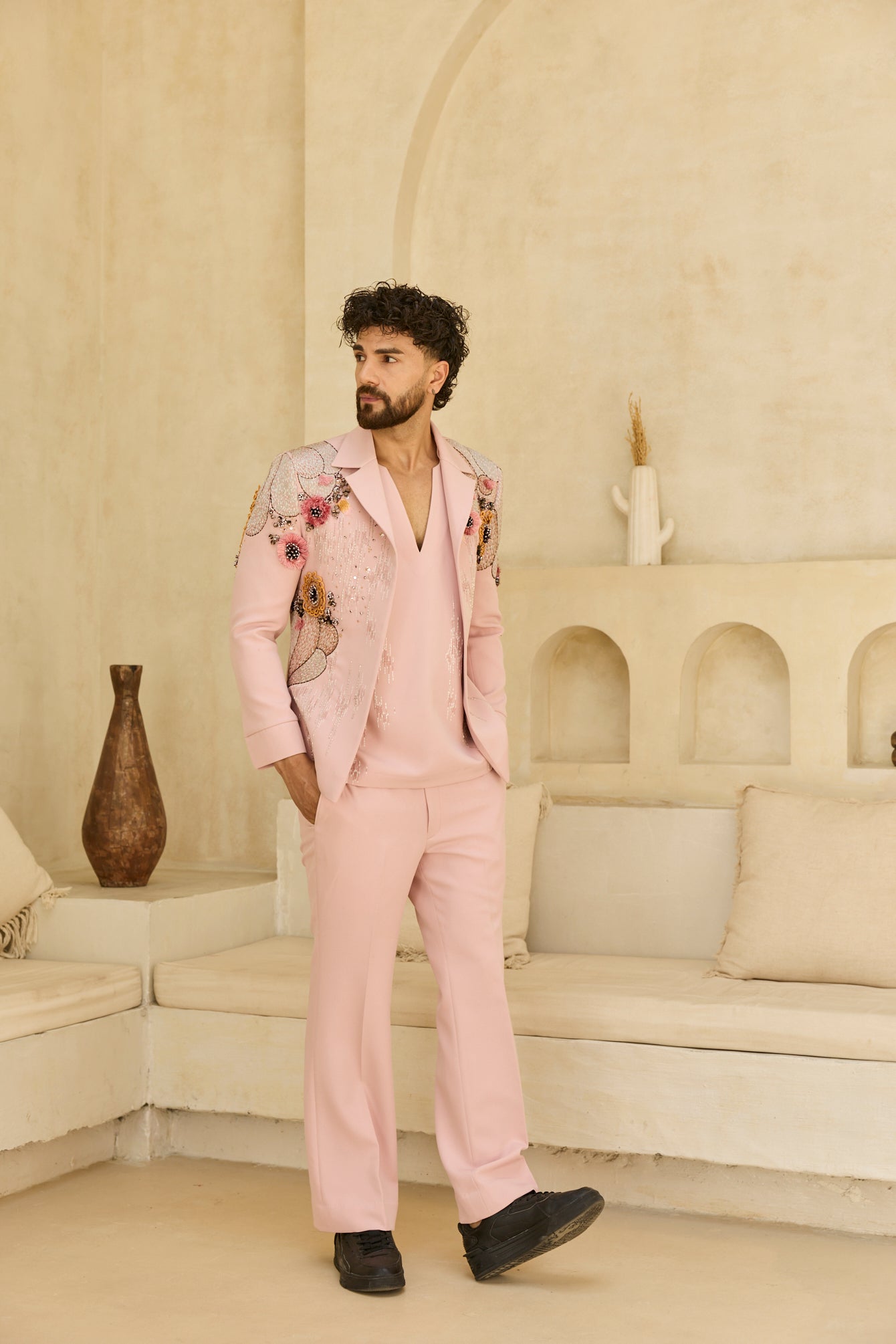 PINK JACKET SET