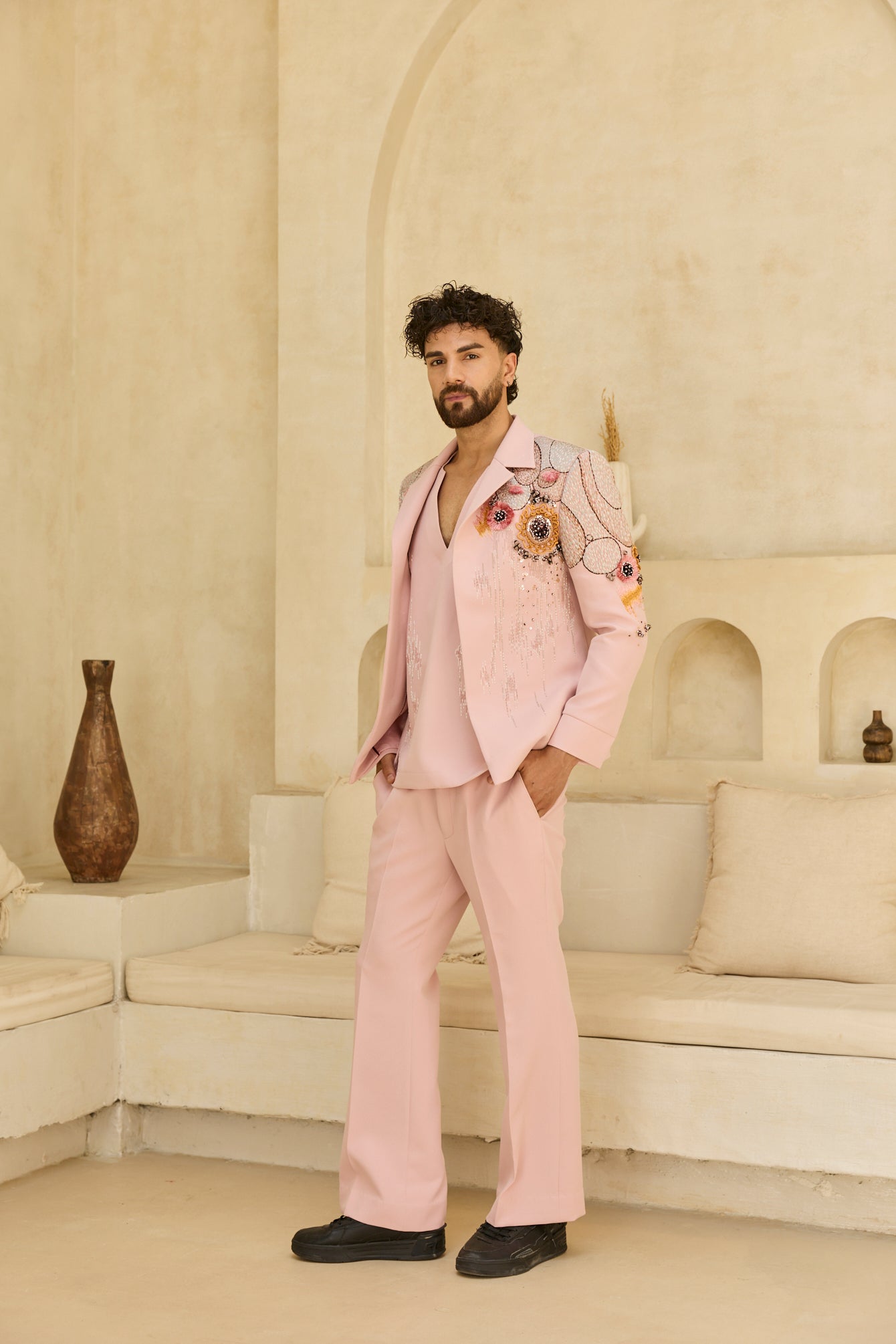 PINK JACKET SET