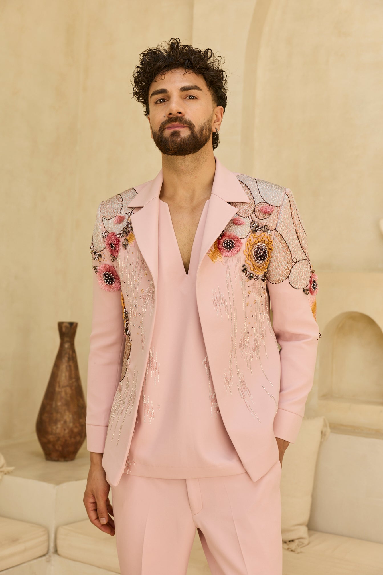 PINK JACKET SET