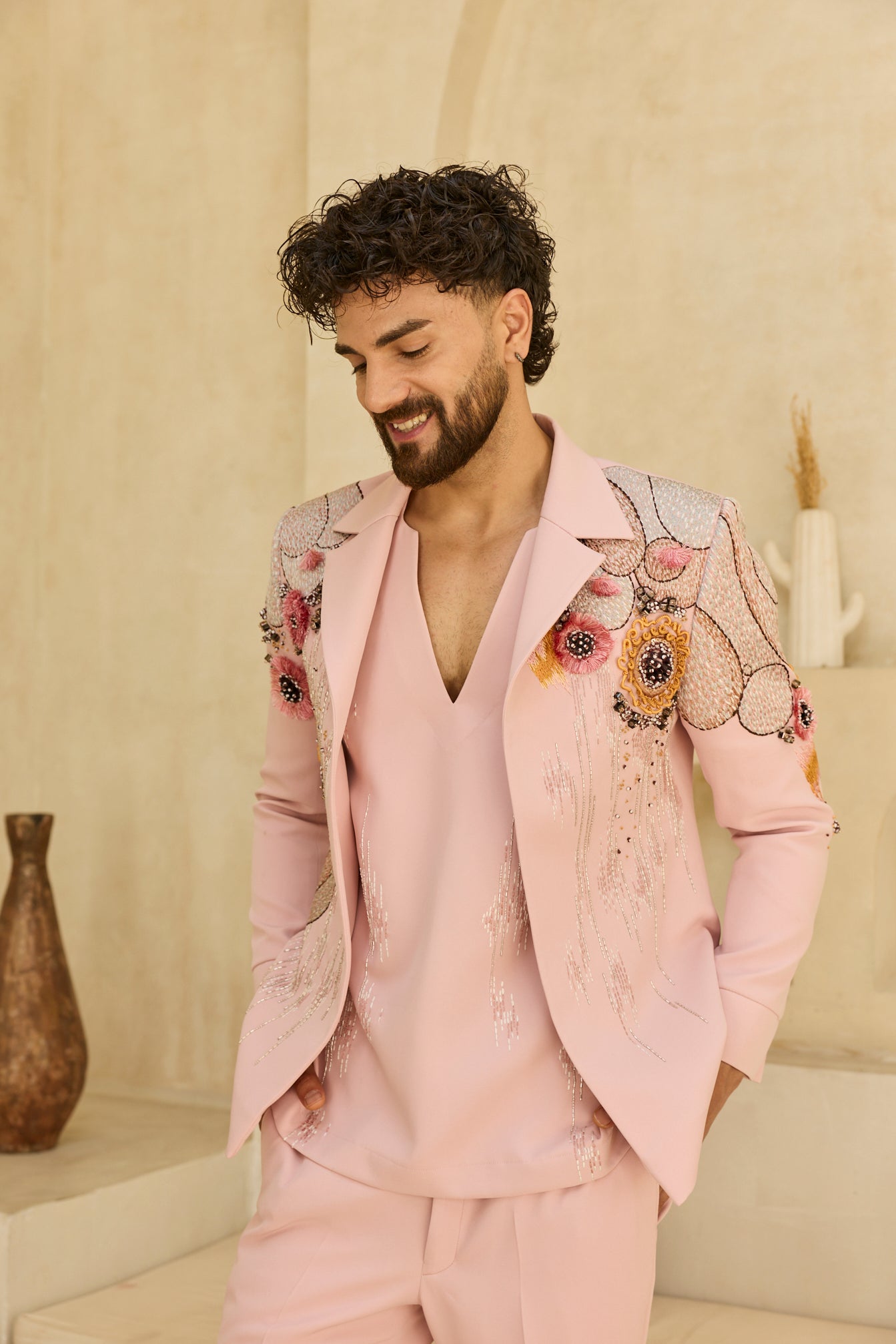 PINK JACKET SET