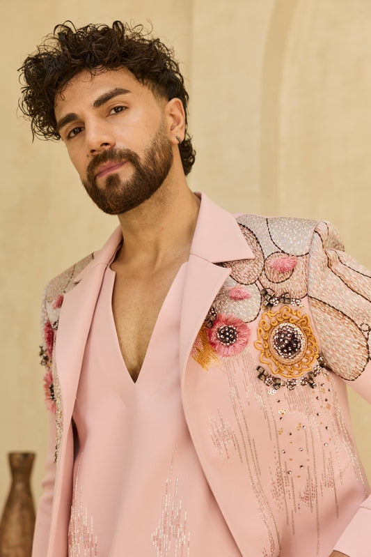 PINK JACKET SET