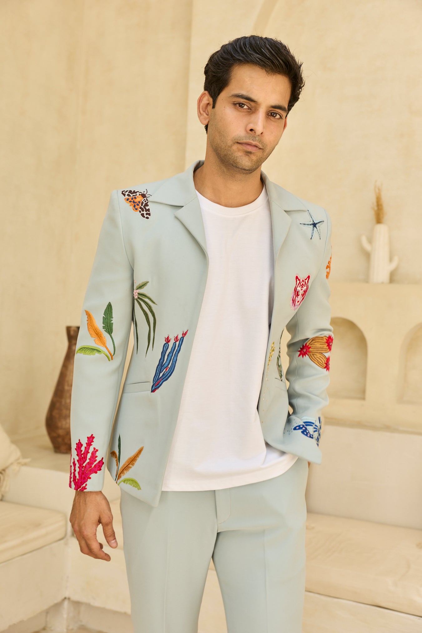 MINT GREEN JACKET SET