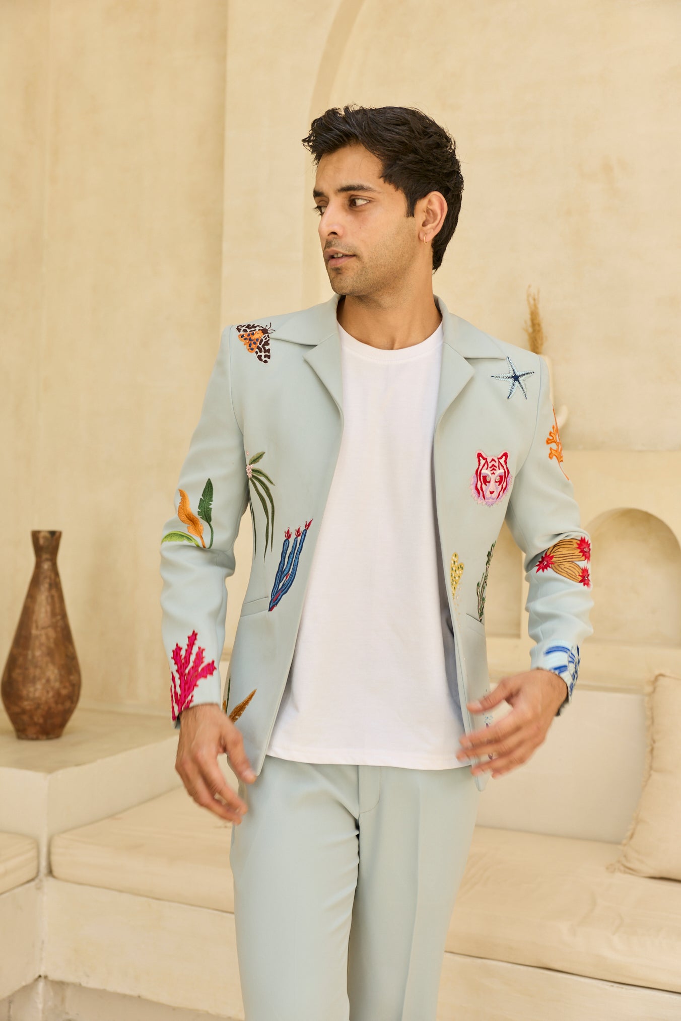 MINT GREEN JACKET SET