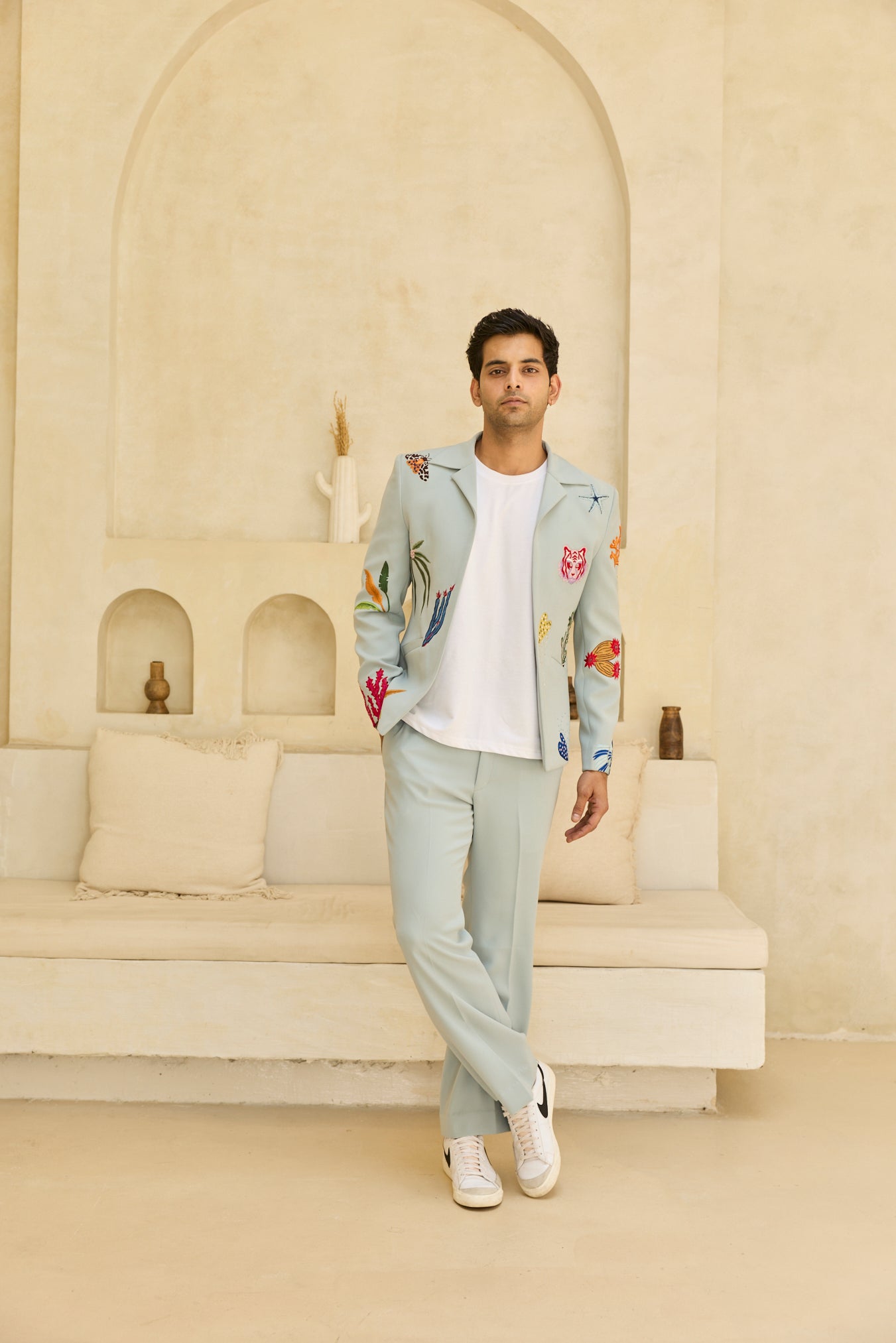 MINT GREEN JACKET SET