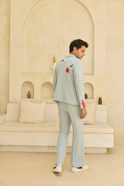 MINT GREEN JACKET SET