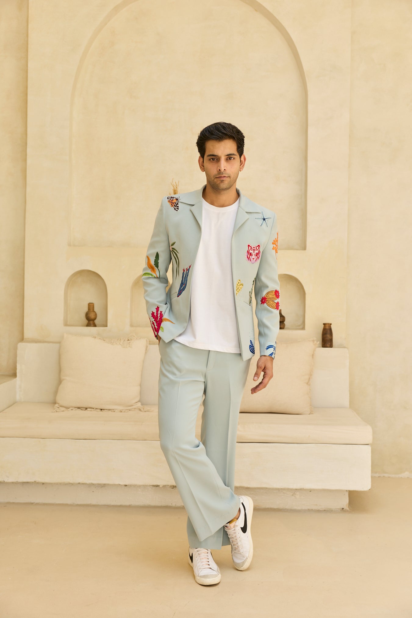 MINT GREEN JACKET SET