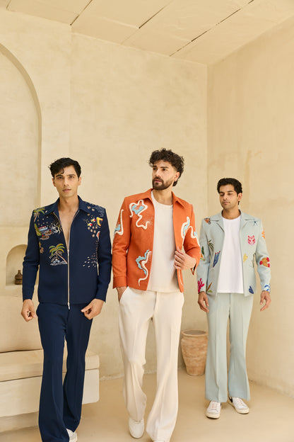 ORANGE JACKET SET
