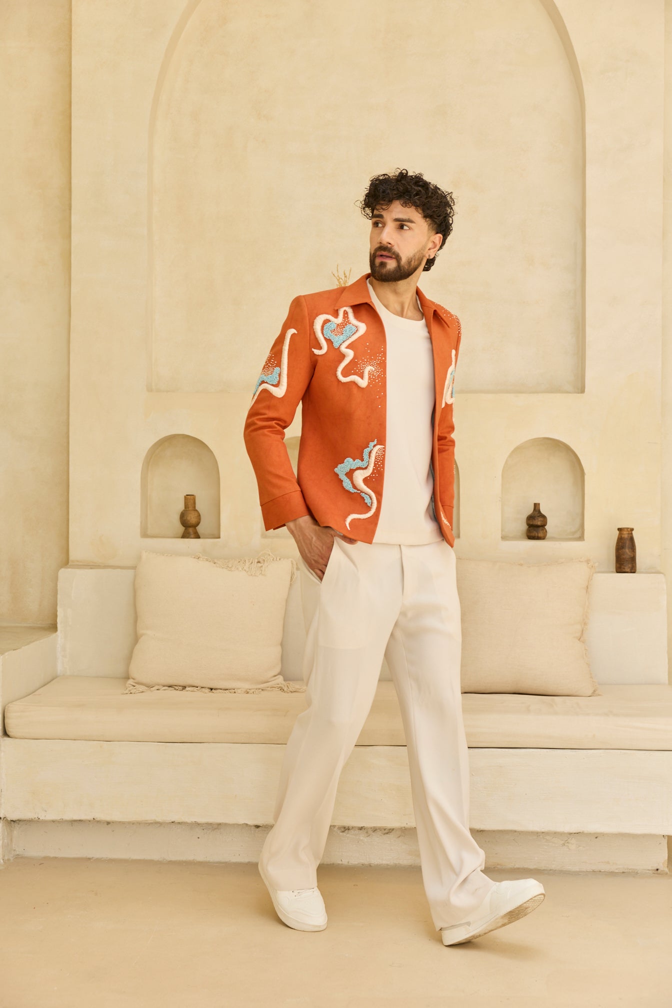 ORANGE JACKET SET