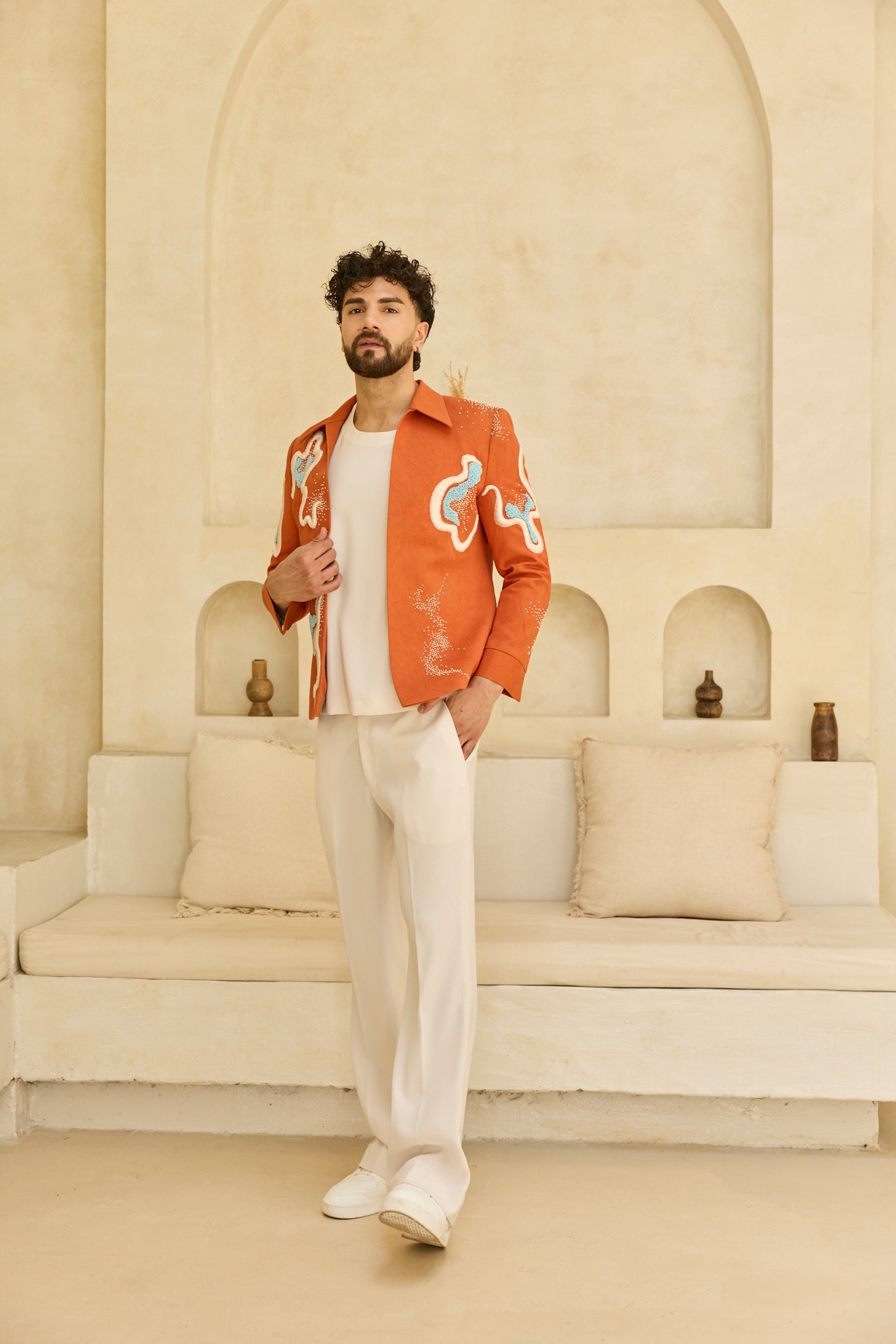 ORANGE JACKET SET