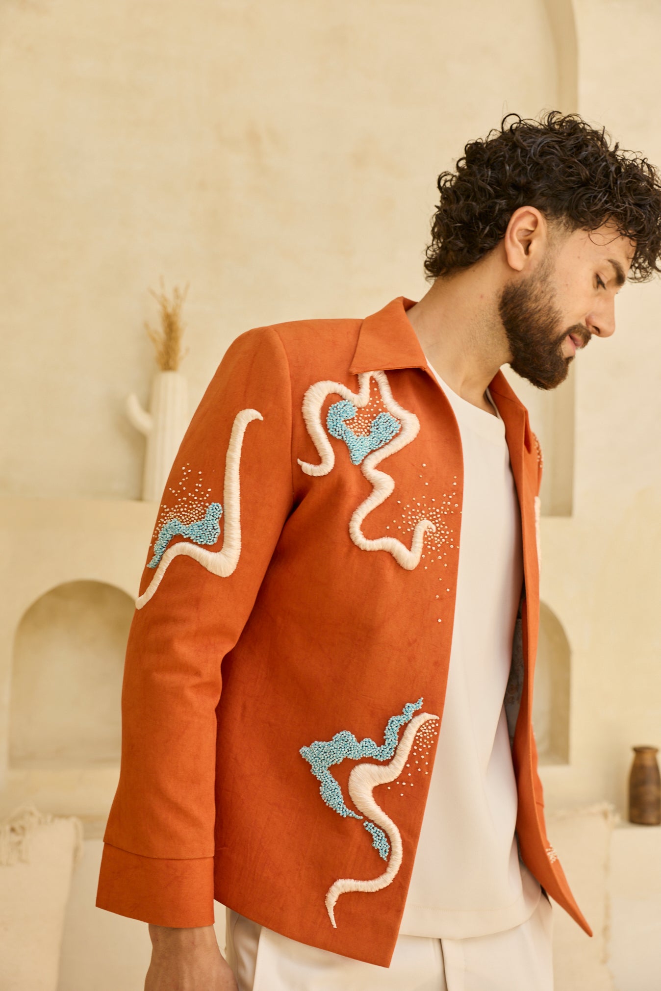 ORANGE JACKET SET