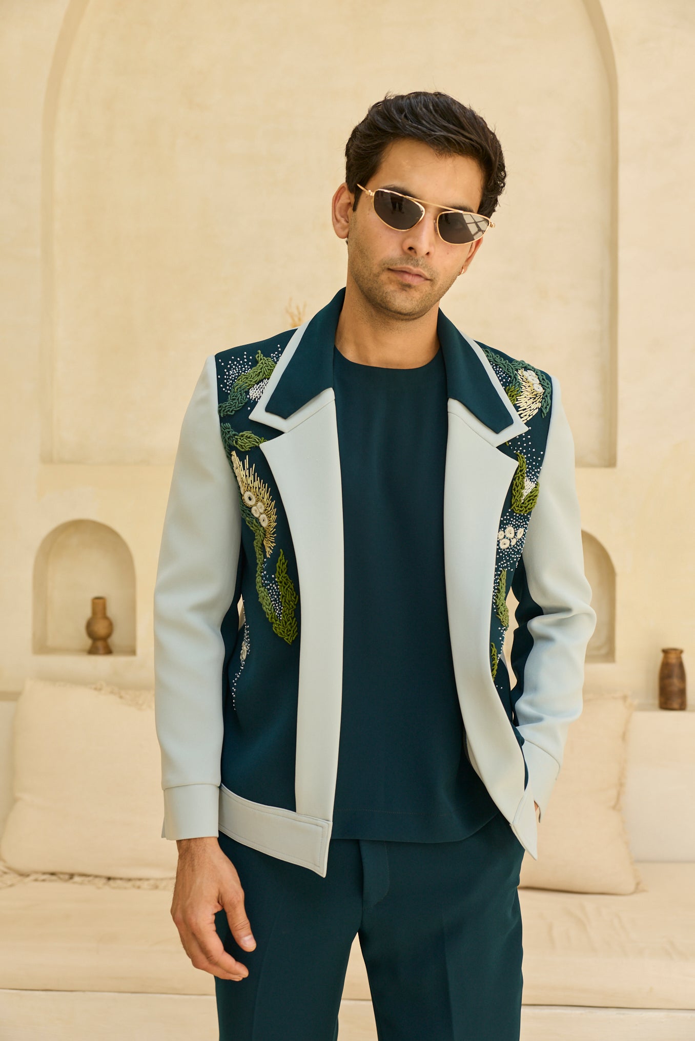 DUAL GREEN JACKET SET