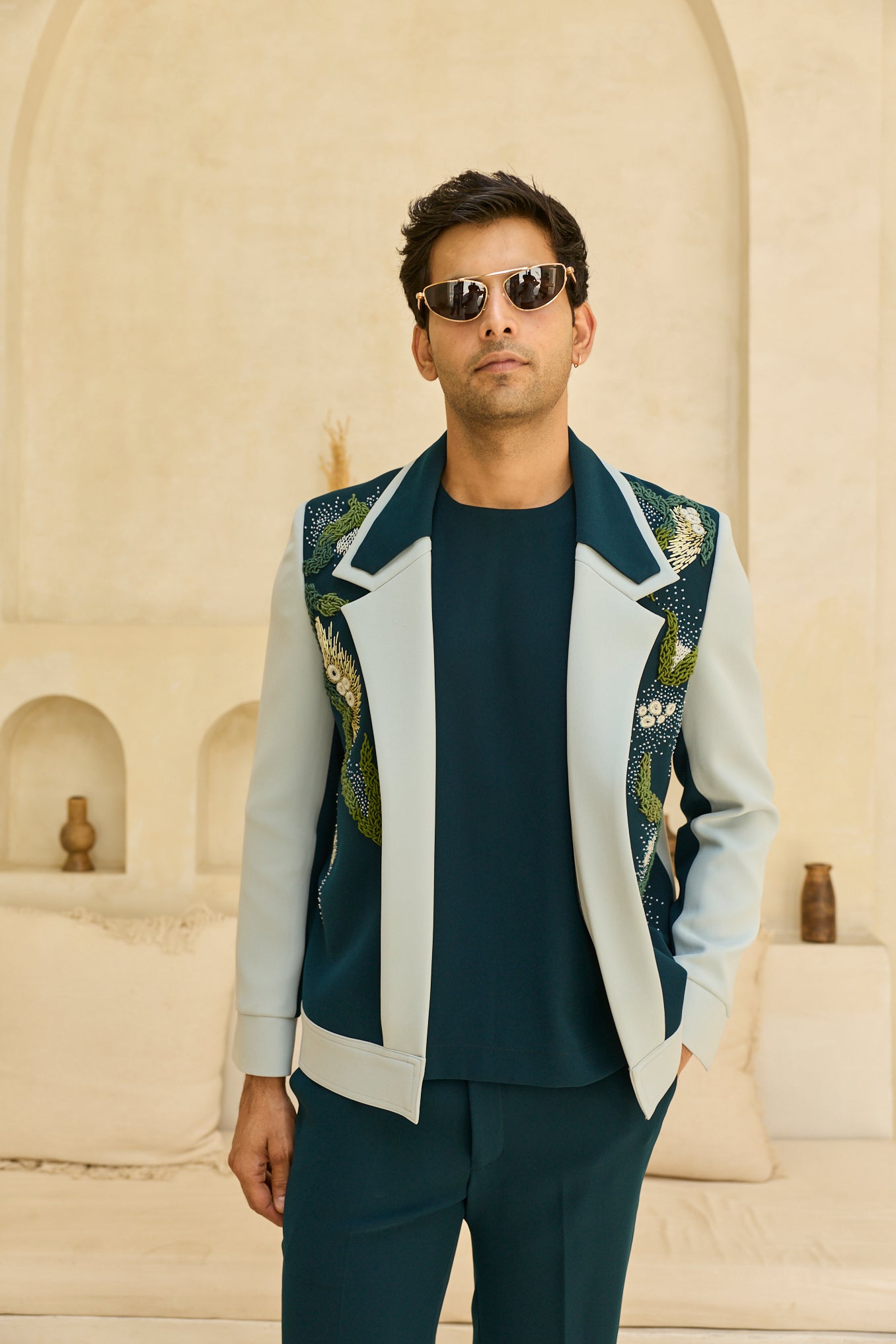 DUAL GREEN JACKET SET