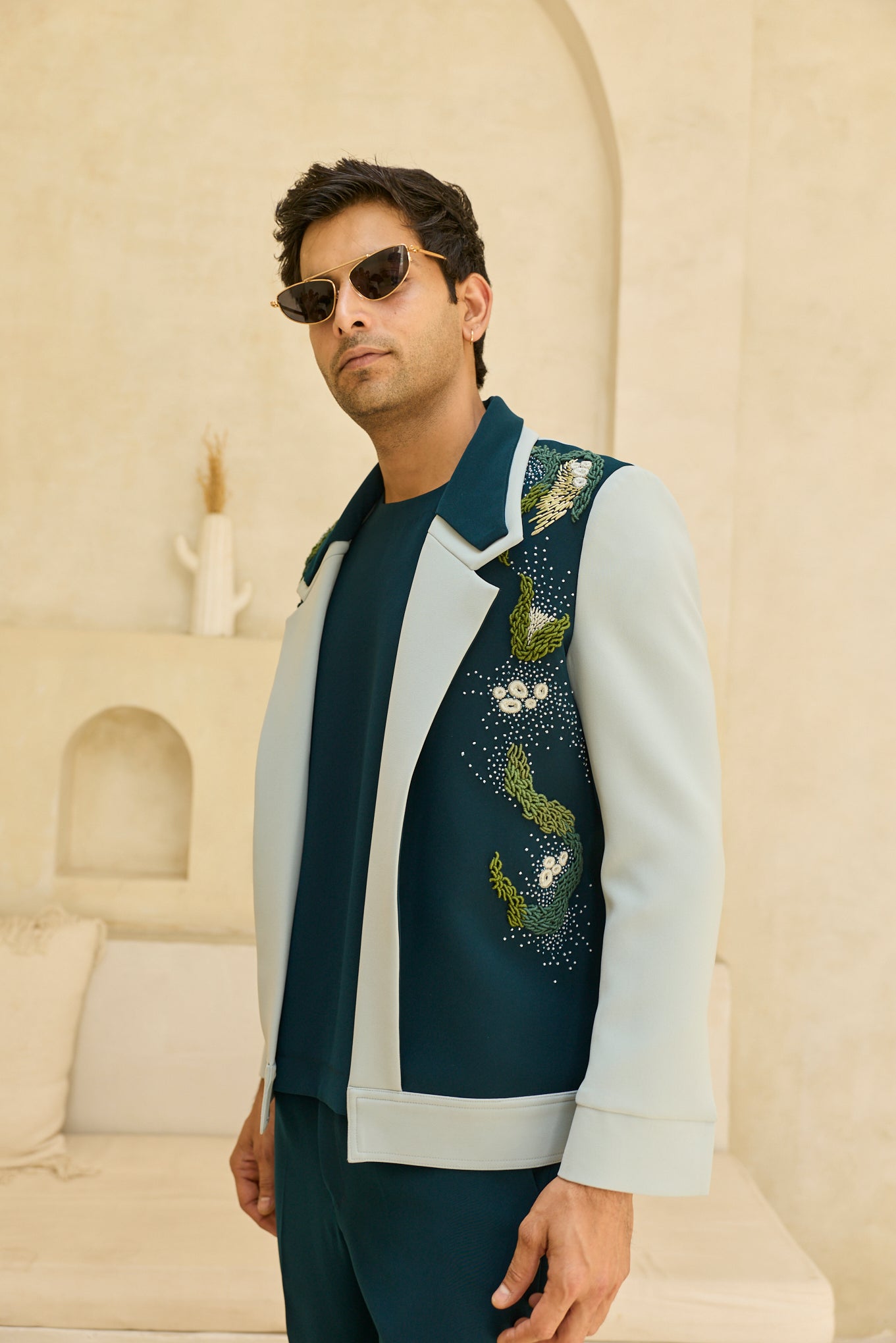 DUAL GREEN JACKET SET
