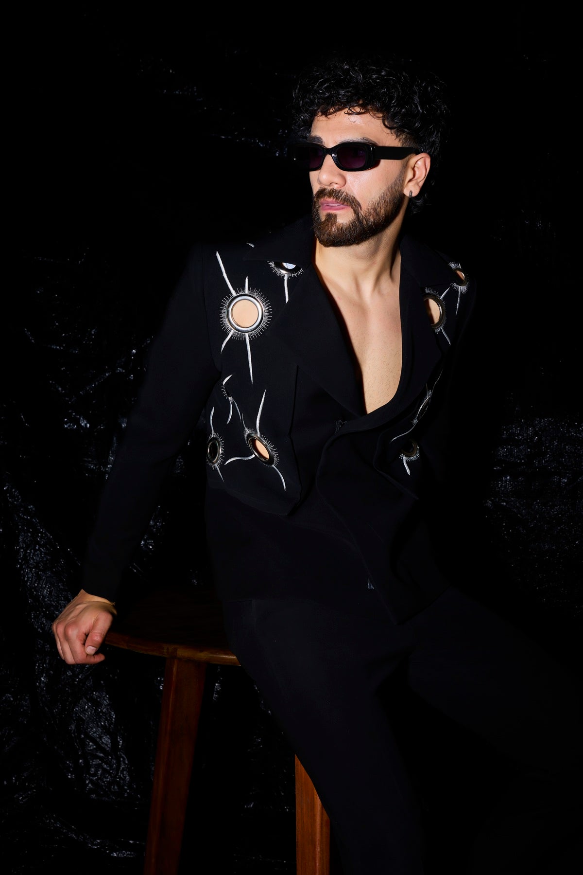 The Metallic Halo Suit Set