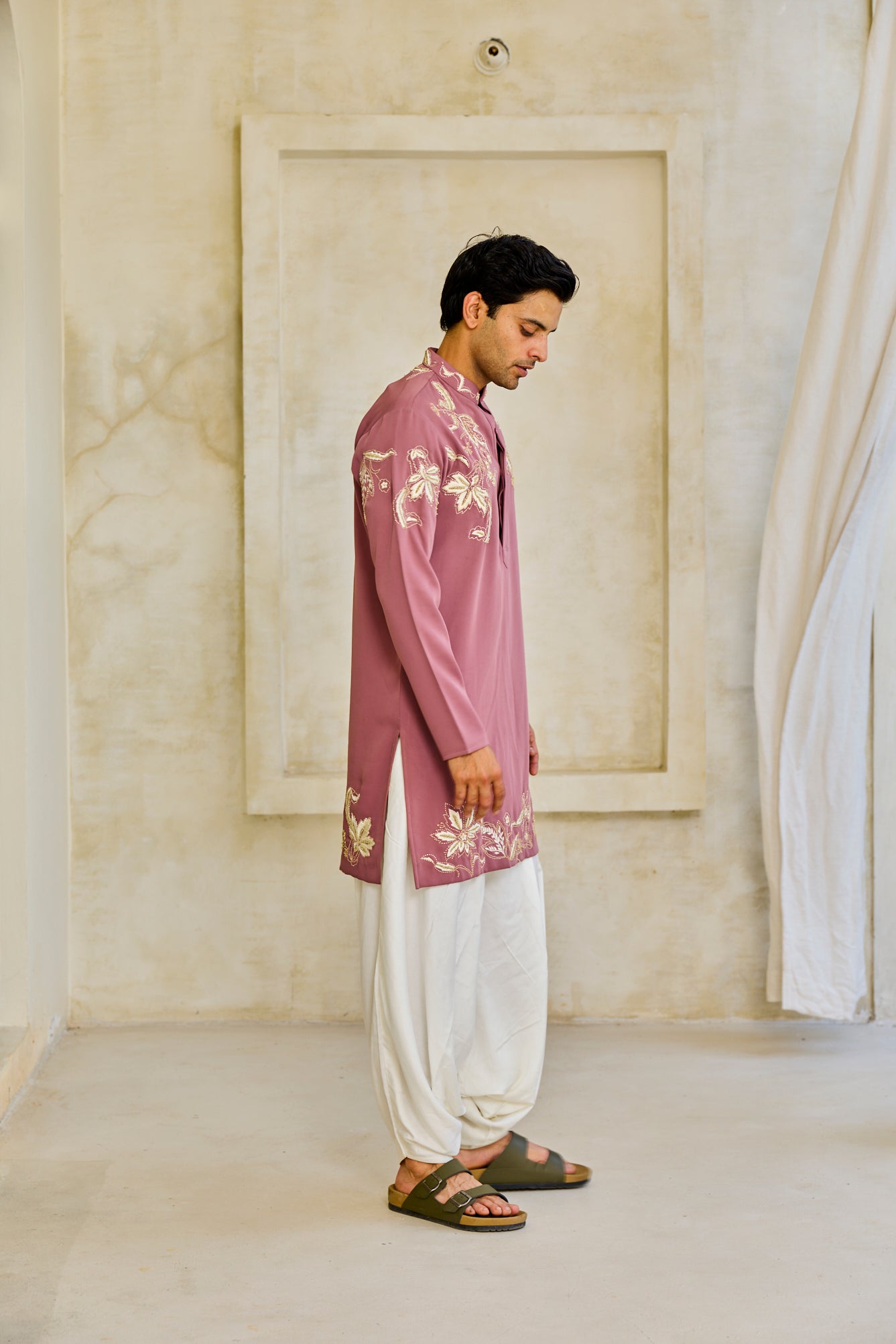 The Mauve Blossom Kurta Set
