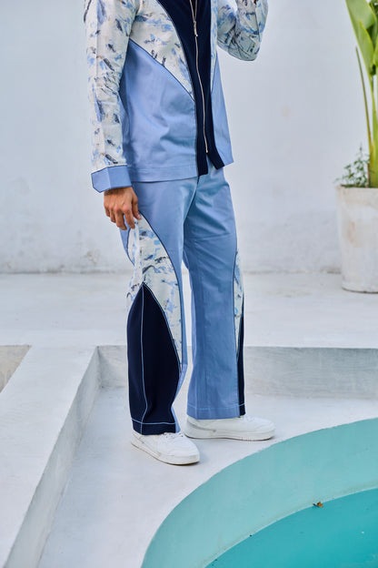 BLUE THREE LAYER CORD SET
