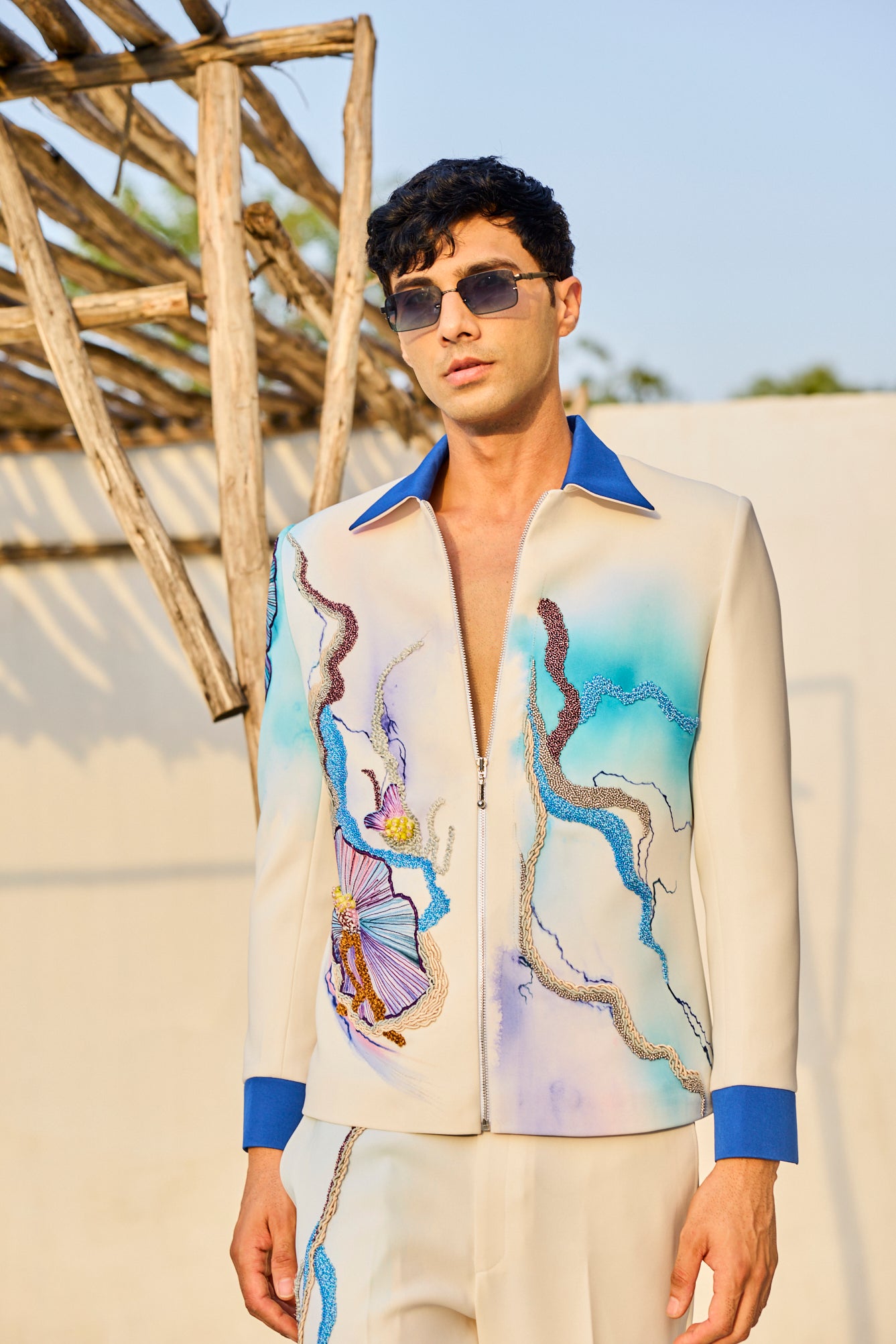 IVORY CARNIVAL JACKET SET