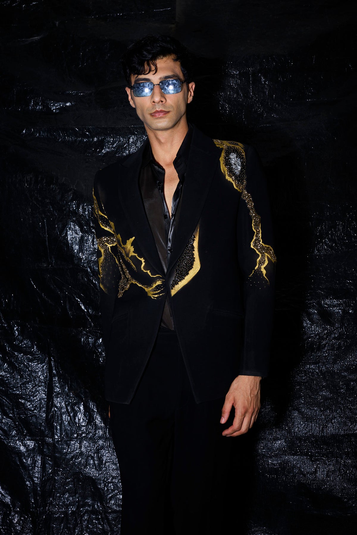 Earth Art Hand-Painted Couture Tuxedo