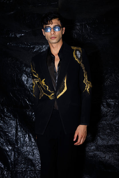 Earth Art Hand-Painted Couture Tuxedo