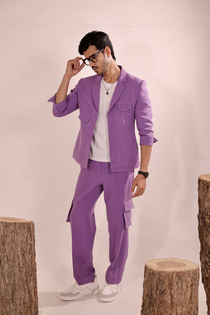 The Riviera Lavender Tailored Suit Set
