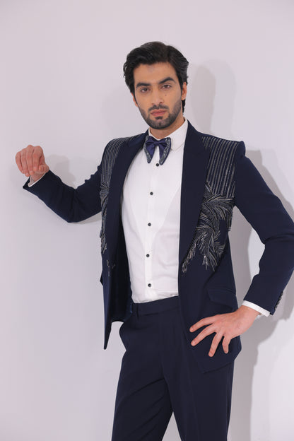 The Azure Flare Tailored Tuxedo Set