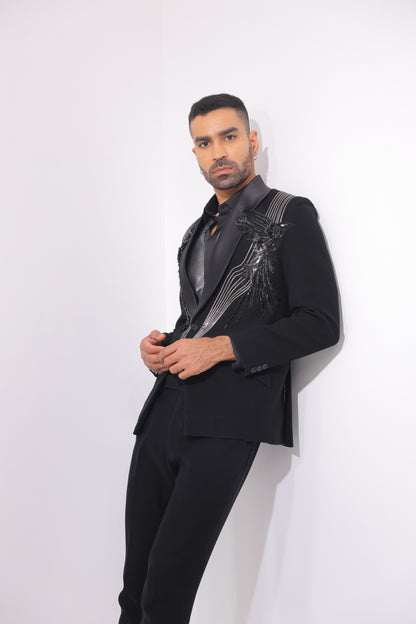 Metal Wings Tuxedo Set