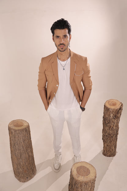 Desert Ochre Tailored Two-Piece Suit