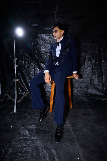 Midnight Prism Embroidered Tuxedo