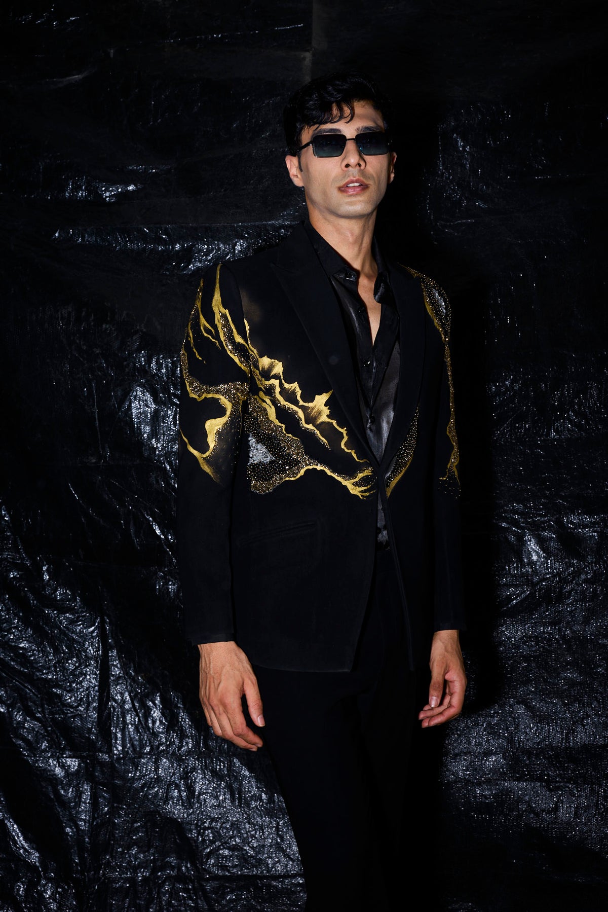 Earth Art Hand-Painted Couture Tuxedo