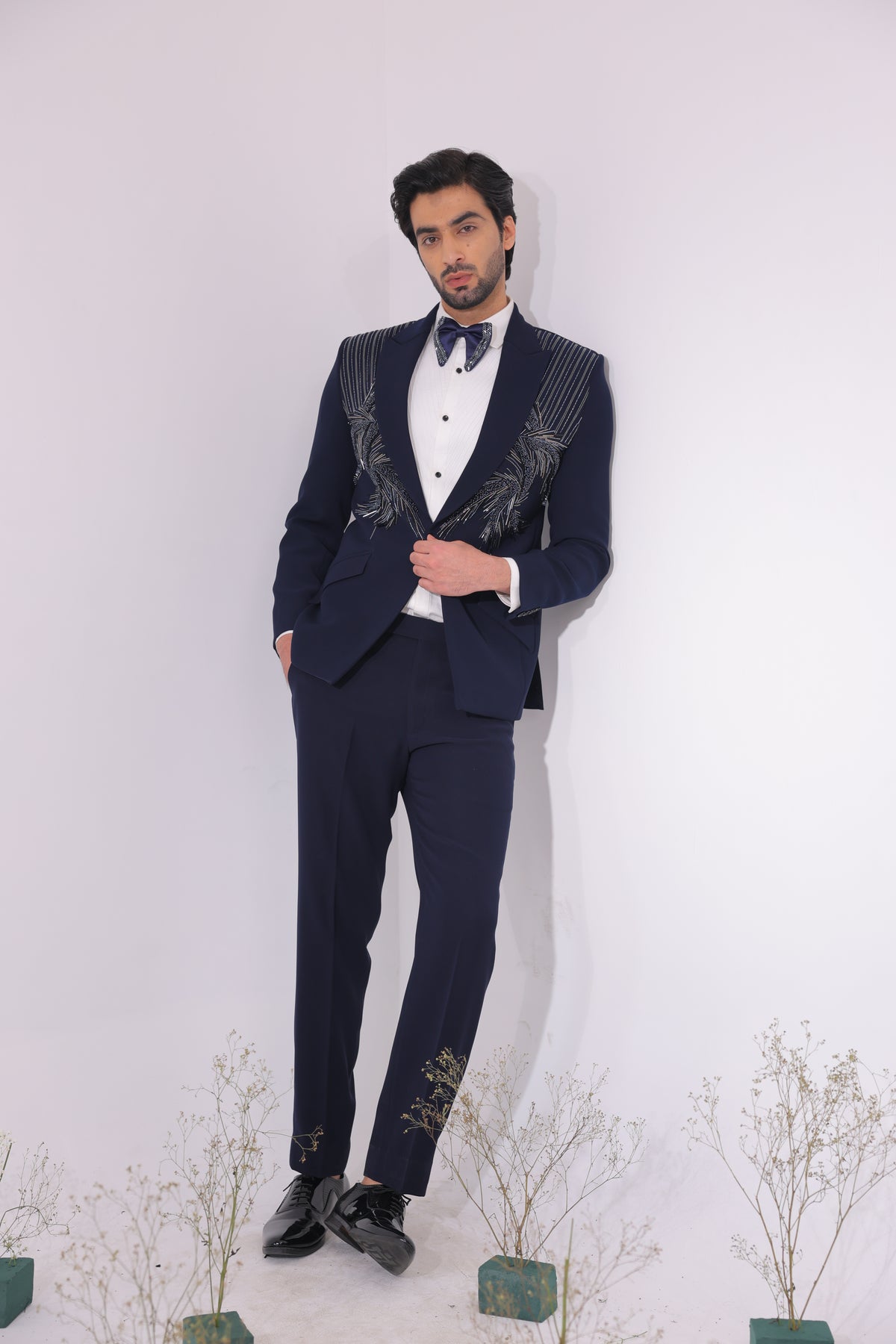 The Azure Flare Tailored Tuxedo Set