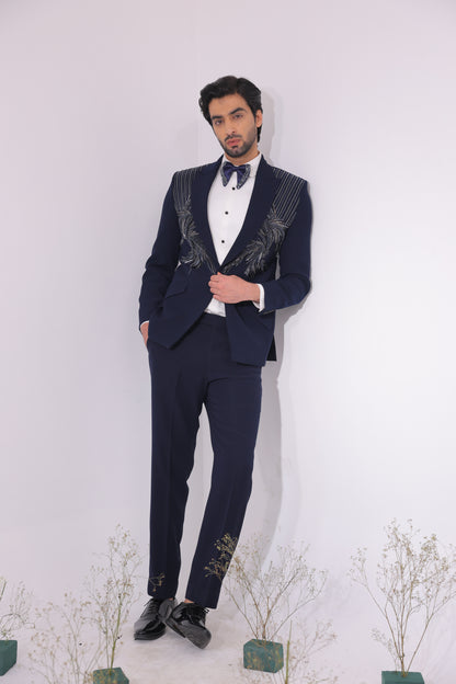 The Azure Flare Tailored Tuxedo Set