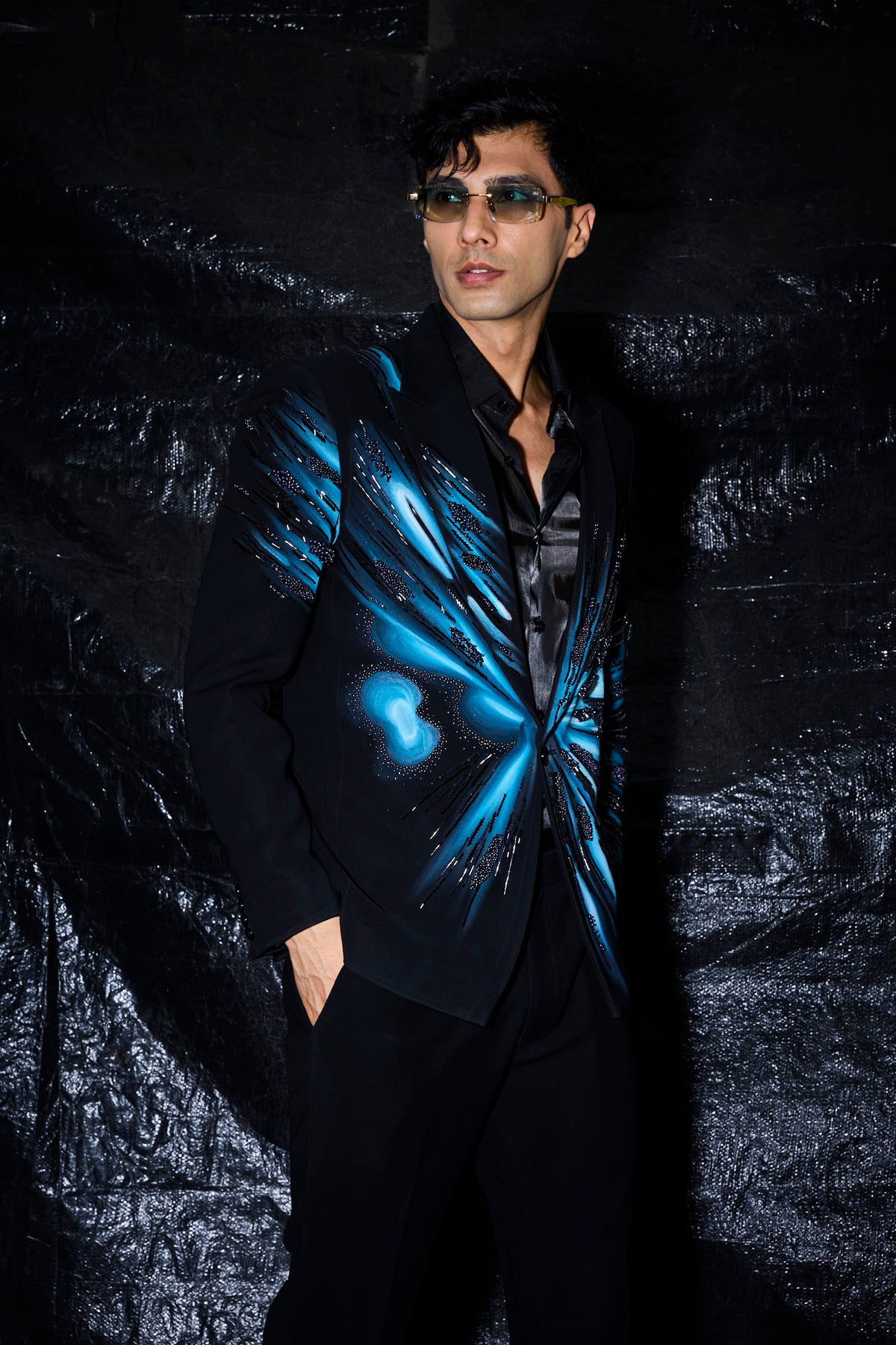 Artisan Blue Flame Tuxedo Set