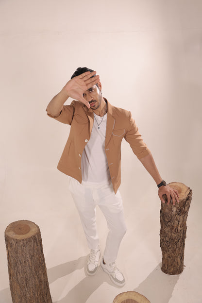 Desert Ochre Tailored Two-Piece Suit