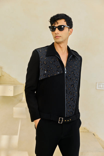 Black zipper