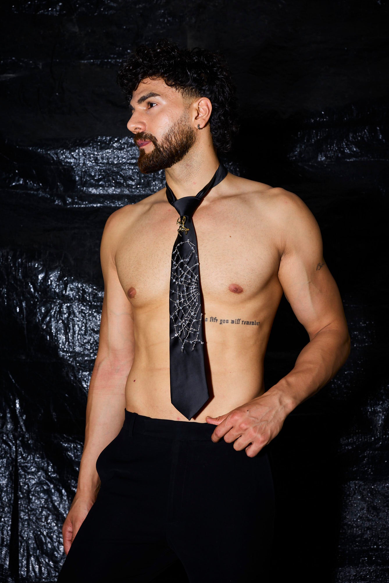 Silver Web Avant-Garde Tuxedo Set