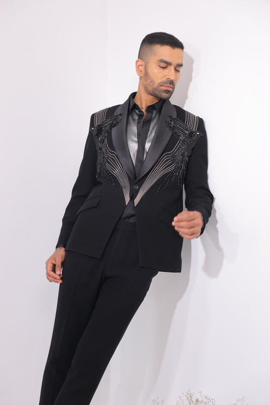Metal Wings Tuxedo Set