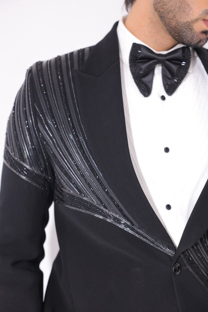 The Onyx Pleat Tailored Tuxedo