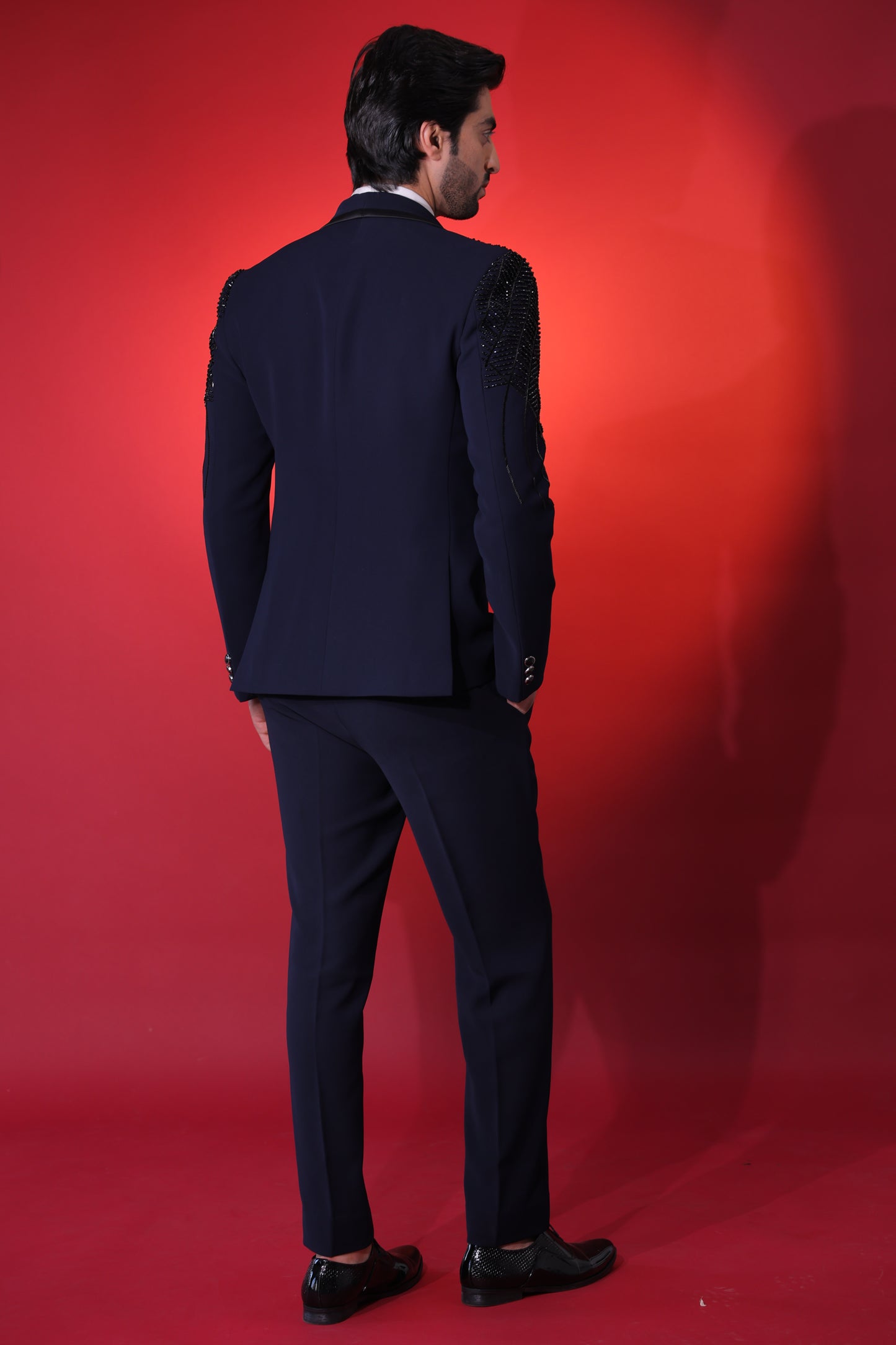 The Obsidian & Navy Tailored Tuxedo
