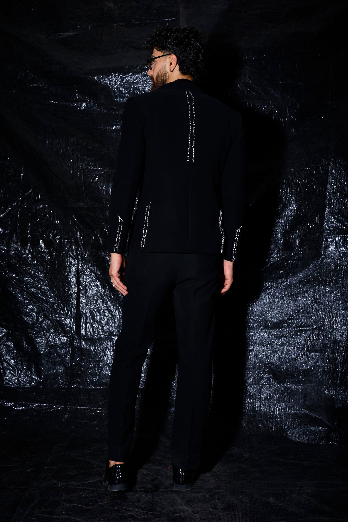 Silver Web Avant-Garde Tuxedo Set