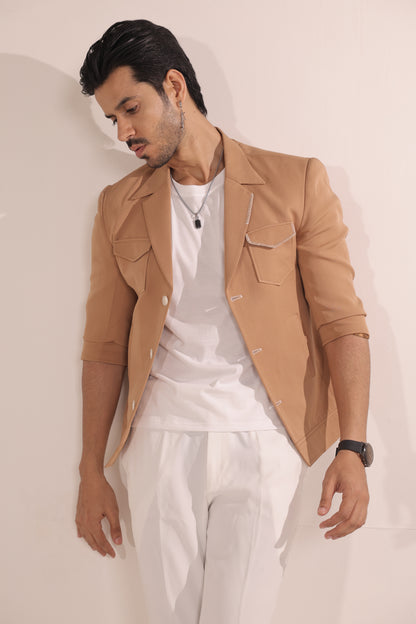 Desert Ochre Tailored Two-Piece Suit