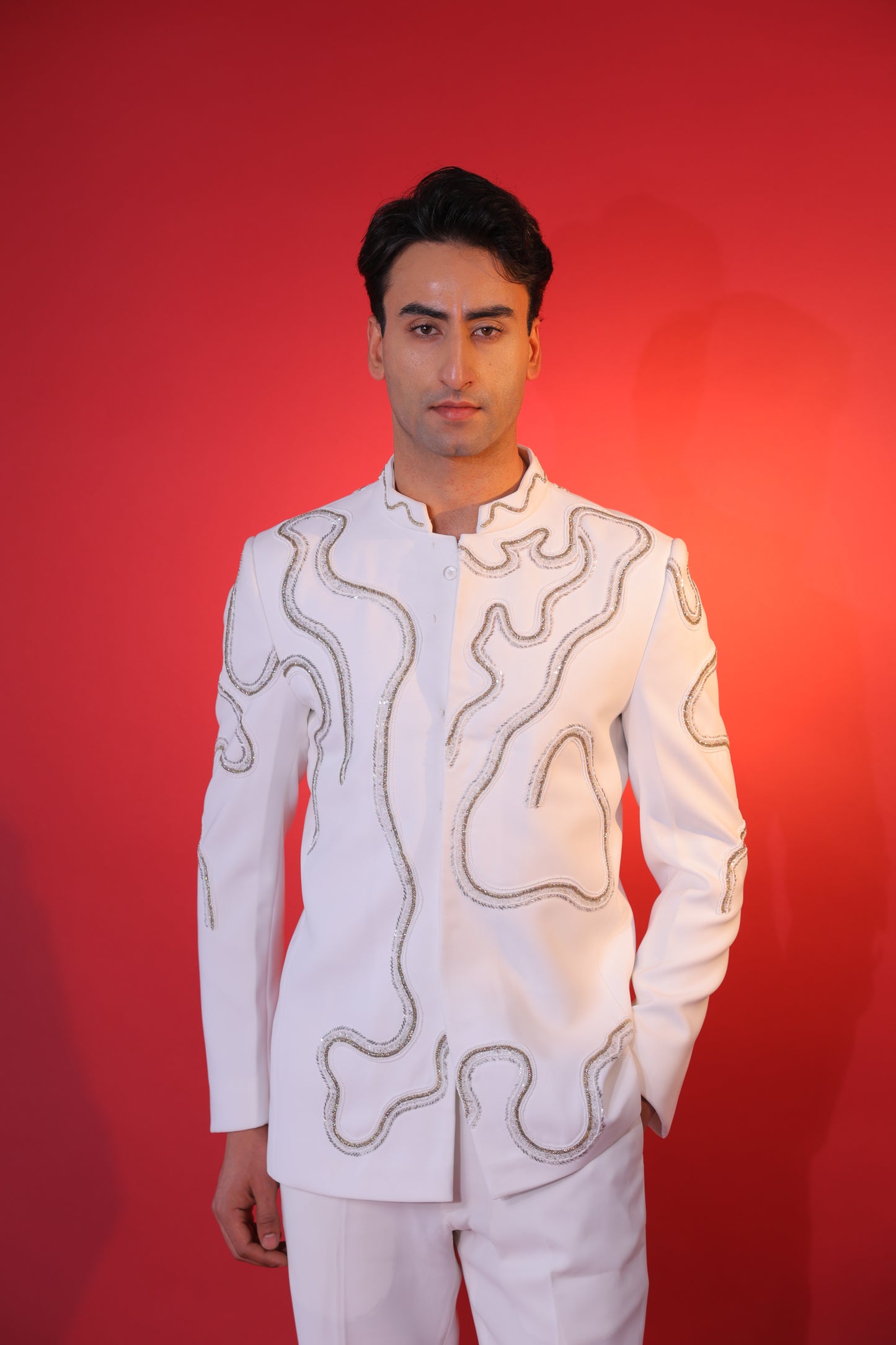 The Aurelian Ivory Bandgala Set