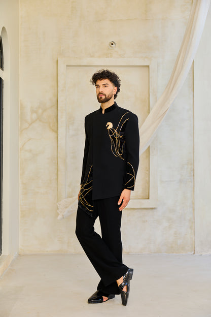 The Majestic Stallion Embroidered Ensemble