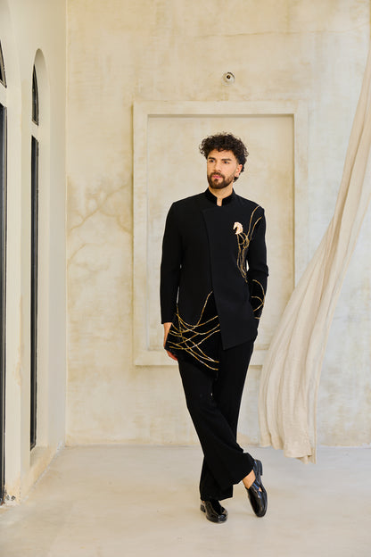 The Majestic Stallion Embroidered Ensemble