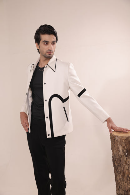The Monochrome Outline Tailored Set