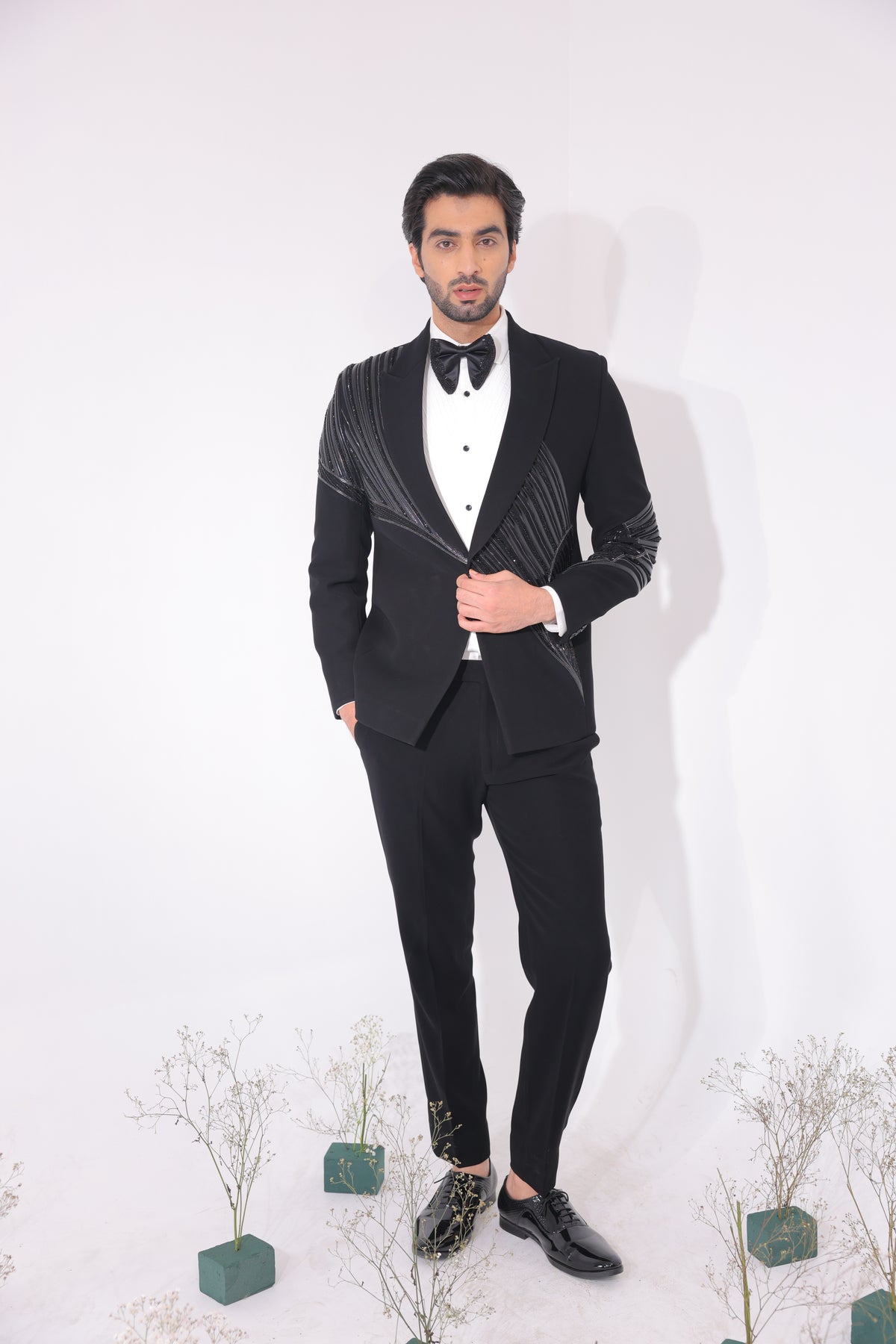 The Onyx Pleat Tailored Tuxedo